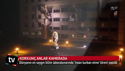 Dünyanın en saygın bilim laboratuvarında 'insan kurban etme' töreni