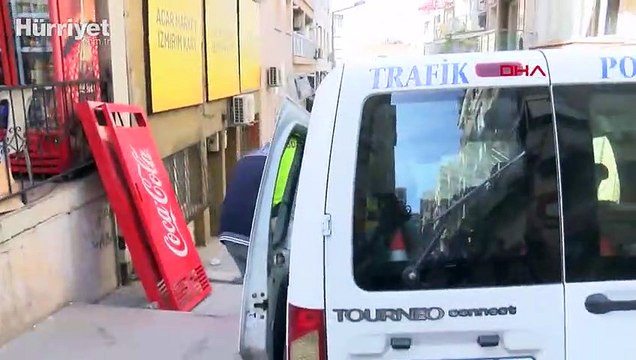 Freni boşalan kamyon doğal gaz borusuna çarptı, faciadan dönüldü