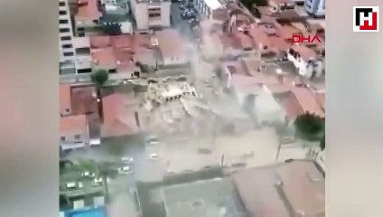 Brezilya'da 7 katlı bina çöktü