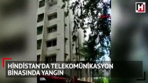 Hindistan'da telekomünikasyon binasında yangın