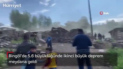 Son dakika... Bingöl'de ikinci şiddetli deprem! O anlar paniğe neden oldu