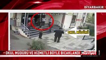 OKUL MÜDÜRÜNÜ BÖYLE BIÇAKLADI