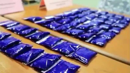 พ่อเมืองคอน  Kick off การจับกุมคดียาเสพติดรายสำคัญสองผัวเมียลูกอ่อนยึดกลาง ยาบ้า 10 ,000 เม็ด