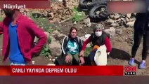 CNN Türk canlı yayınında deprem anları!