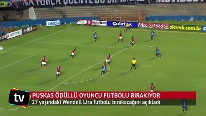 Puskas ödüllü oyuncu futbolu bırakıyor