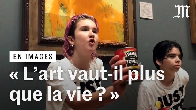 « L’art vaut-il plus que la vie ? » : des militants écologistes s’en prennent à un Van Gogh pour donner l’alerte