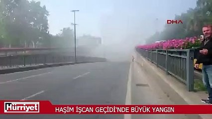 İstanbul Fatih'teki bisikletçiler çarşısında yangın