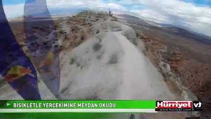BİSİKLETLE ÖLÜME MEYDAN OKUDU