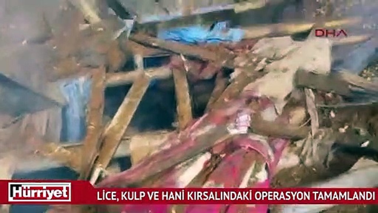 Lice, Kulp ve Hani kırsalındaki operasyon tamamlandı