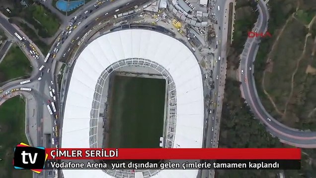 Vodafone Arena'nın çimleri tamam