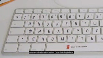 Save The Children, adesivi in cirillico da pc per bambini ucraini
