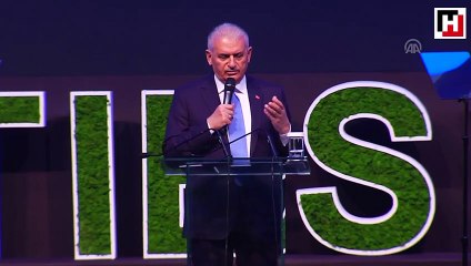 Binali Yıldırım, Dünya Akıllı Şehirler Kongresi'nde konuştu