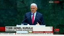 Başbakan Yıldırım TOBB 73. Genel Kurulu'nda konuştu