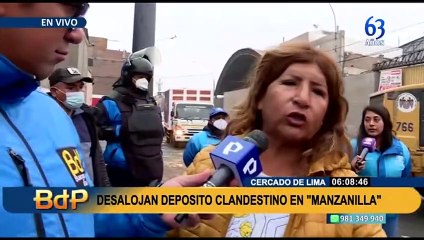 Download Video: Barrios Altos: Desalojan depósito de plástico y basura clandestino en Manzanilla