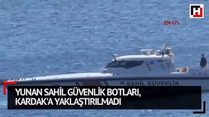 Kardak kayalıklarında hareketli dakikalar!