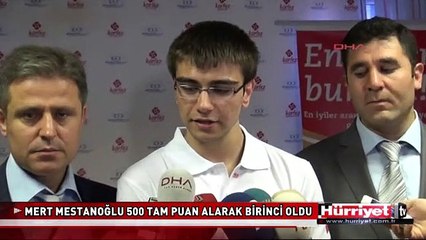 500 TAM PUAN ALARAK BİRİNCİ OLDULAR