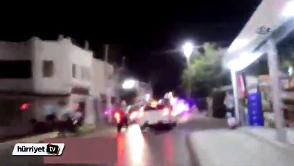 Bodrum’da hırsız polis kovalamacası