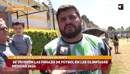 Se vivieron las finales de fútbol en las olimpíadas médicas 2022