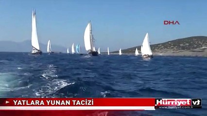 BODRUM'DA YATLARA YUNAN TACİZİ