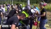 Fransa bisiklet turunda korkunç kaza
