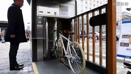 Japonlardan efsanevi bisiklet park etme teknolojisi