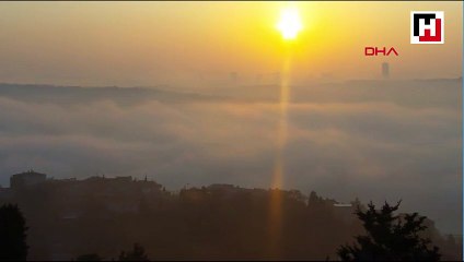 İstanbullular güne sisle uyandı