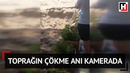 Bodrum'da şaşırtan görüntü... Halk plajında çukur açıldı