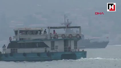 Deniz kurdu tatbikatına katılan gemiler boğazdan geçti