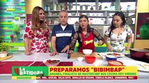 Amanda” destroza” el plato de “bibimbap” que preparó