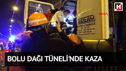 Bolu Dağı Tüneli'nde kaza