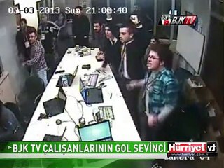 BJK TV'DE BÜYÜK SEVİNÇ BÖYLE YAŞANDI