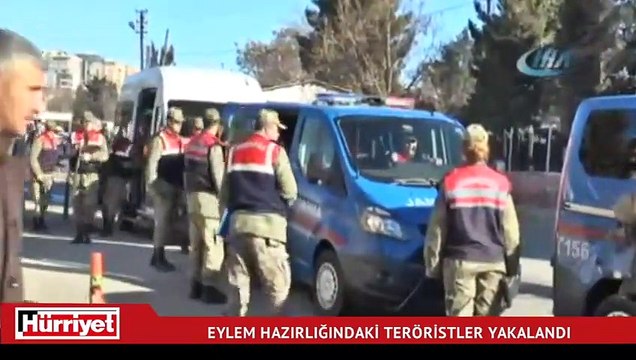 Bombalı eylem hazırlığındaki teröristler yakalandı