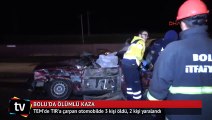 TEM'de TIR'a çarpan otomobilde 3 kişi öldü, 2 kişi yaralandı