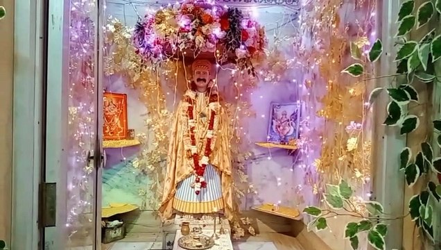 बच्चों ने दिखाया श्रद्धा भाव, कल्पना के रंगों से सजाए संतों के चित्र