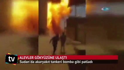 Alevler gökyüzüne ulaştı