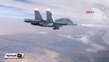 Rusya Işid bombardımanına dair yeni görüntüler yayınladı