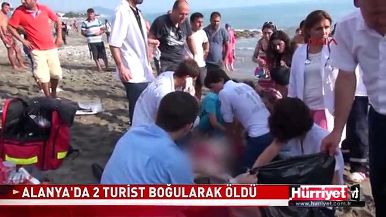 RUS TURİST DENİZDE BOĞULDU