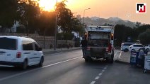 Boars roam in Turkey’s famous resort as summer ends