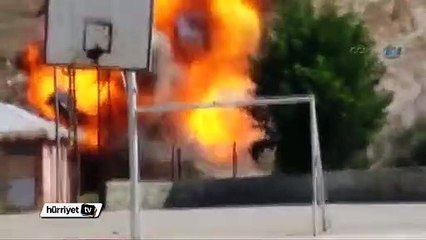 Siirt’te bomba yüklü araç imha edildi