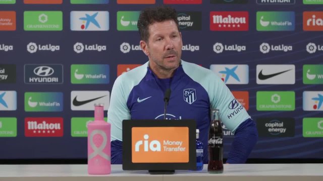 Simeone fue claro con la primera pregunta sobre Joao Félix: dos minutos y medio de respuesta