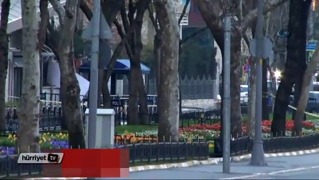 Teröristin üzerindeki bomba fünye ile patlatıldı