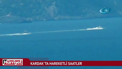 Kardak kayalıklarındaki gerilim hat safhaya çıktı