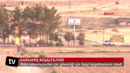 Karkamış boşaltılıyor