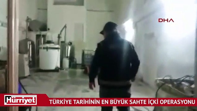 Polis bile inanamadı! Tam bir kaçak içki fabrikası