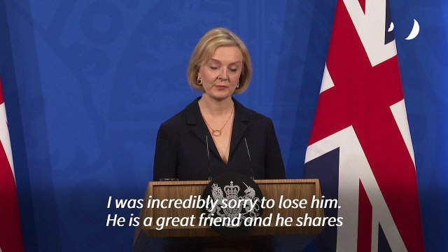 UK PM Truss 'sorry to lose' Kwarteng after sacking him as chancellor