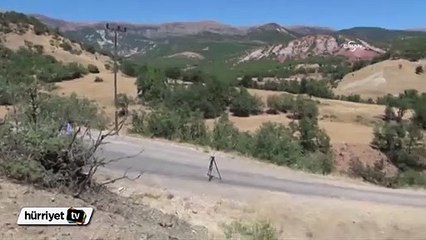 Yol kenarına tuzaklanmış patlamaya hazır bomba bulundu