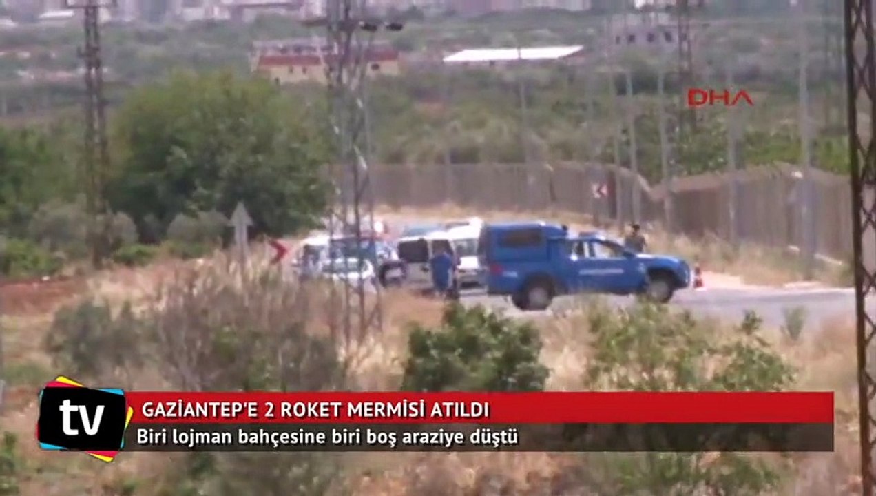Gaziantep'e roket mermisi