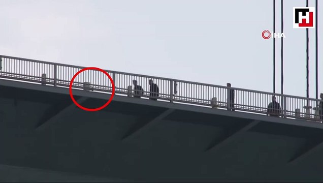 Fatih Sultan Mehmet Köprüsü'nde intihar girişimi
