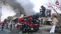 Gaziantep'te boya fabrikasında yangın