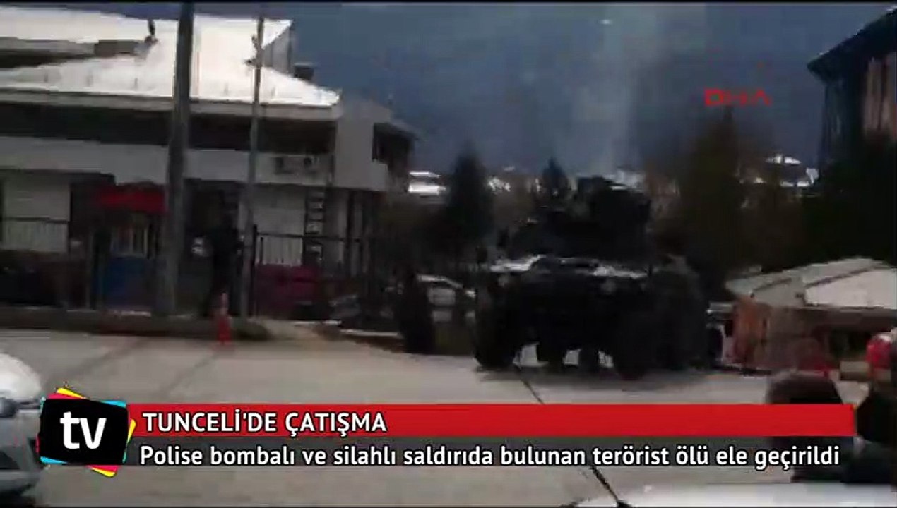 Tunceli'de adliye çevresinde çatışma